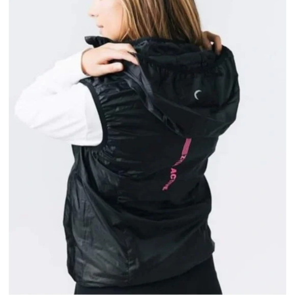 ZYIA Active Black Trainer Vest Hooded Lightweight Full Zip - XL - Picture 2 of 6